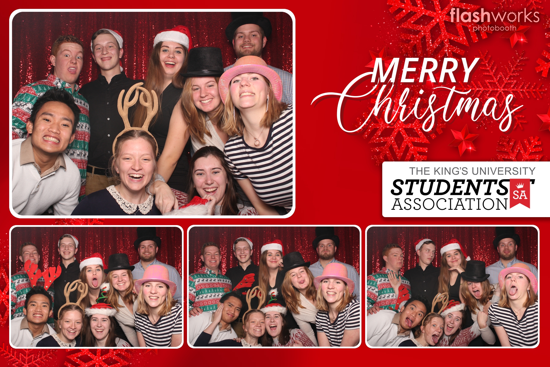 Kings Christmas Party | View more photos from the event at gallery.flashworksphotobooth.com/u/FlashworksPhotoboothInc/Kings-Christmas-Party